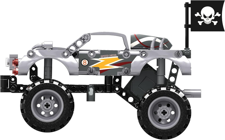 OPEN BRICKS - Monster Truck Silver OB-WS0908 STK, STK