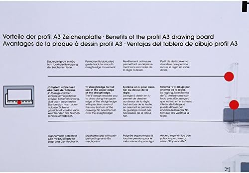 Ejoyous Multifunktions-Zeichenbrett-Werkzeug, A3-Leuchtkasten-Zeichenblock A3-Zeichenbrett-Set LICHT