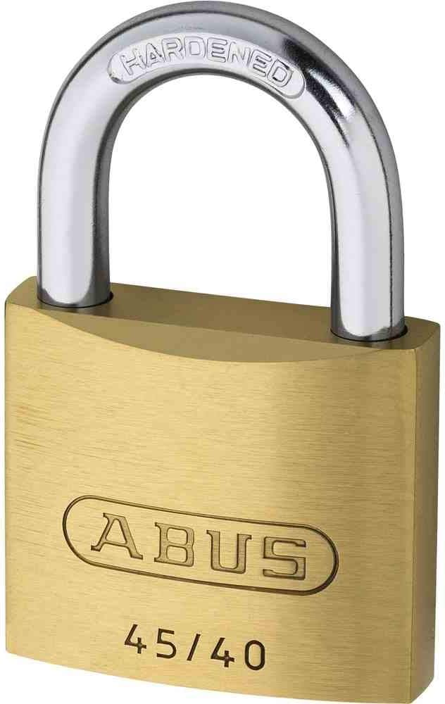 ABUS Vorhängeschloss 45/30 aus Messing - 4er Set - mit Präzisions-Stiftzylinder mit Pilzkopfstiften