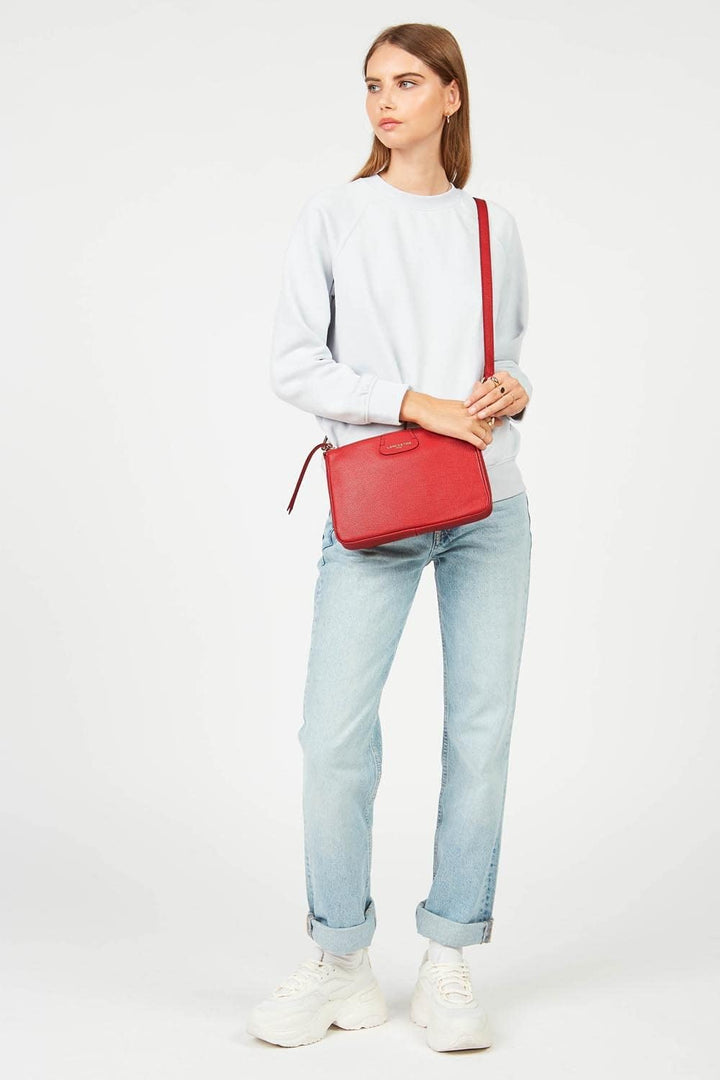 Lancaster Paris Women's Dune M Clutch 26Cm Einheitsgrösse Rot, Einheitsgrösse Rot