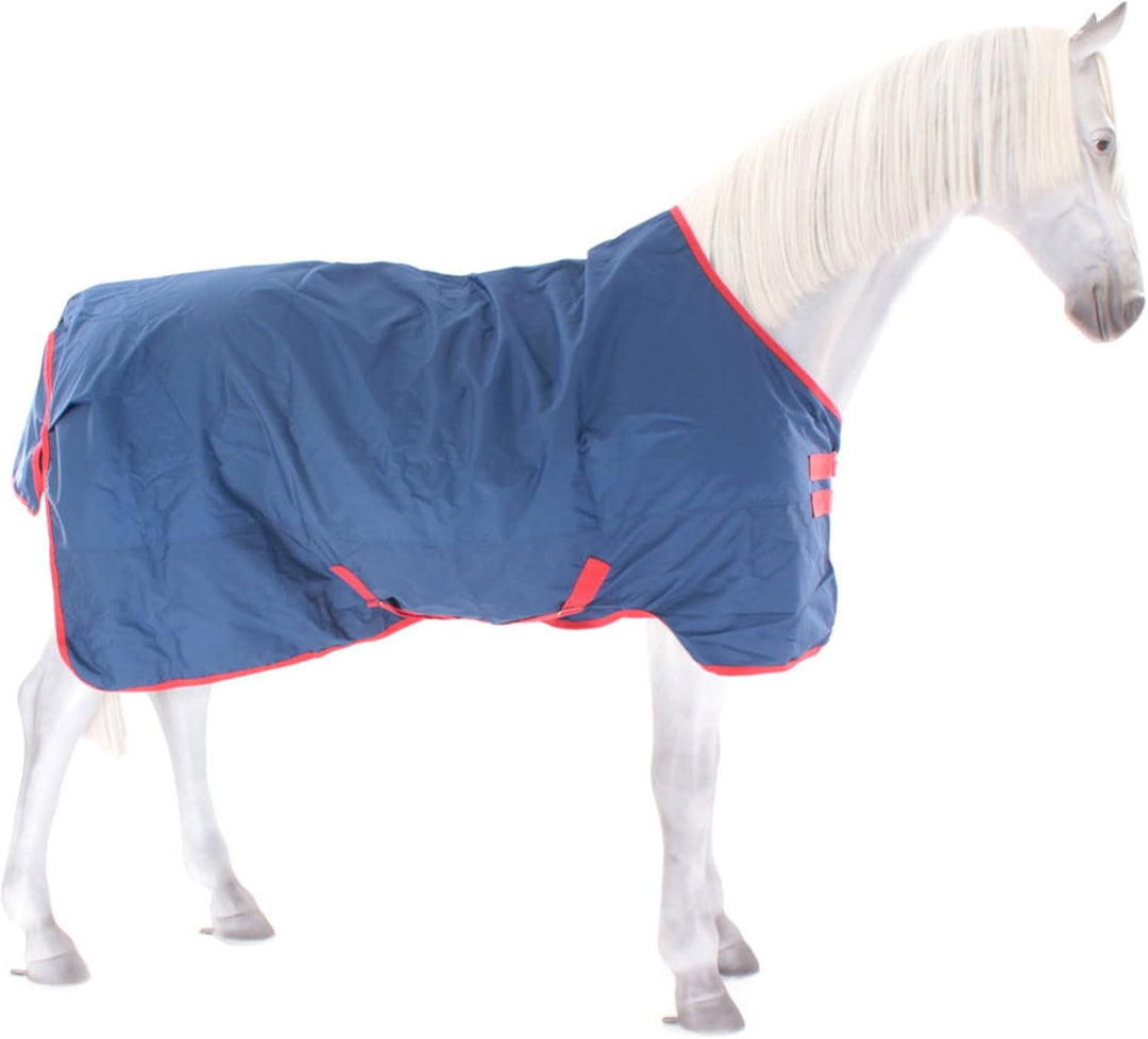 Horseware Mio Turnout Medium 200g - Dark Blue & Red 140, 140