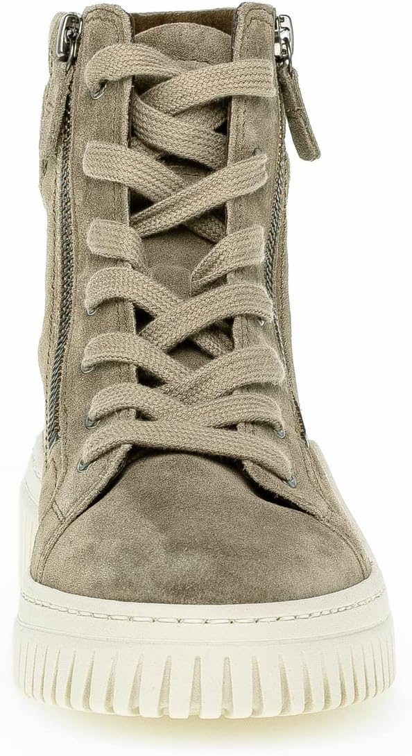 Gabor Damen Schnürstiefeletten, Frauen Schnürboots,Wechselfussbett,Best Fitting 35.5 EU Beige Salbei