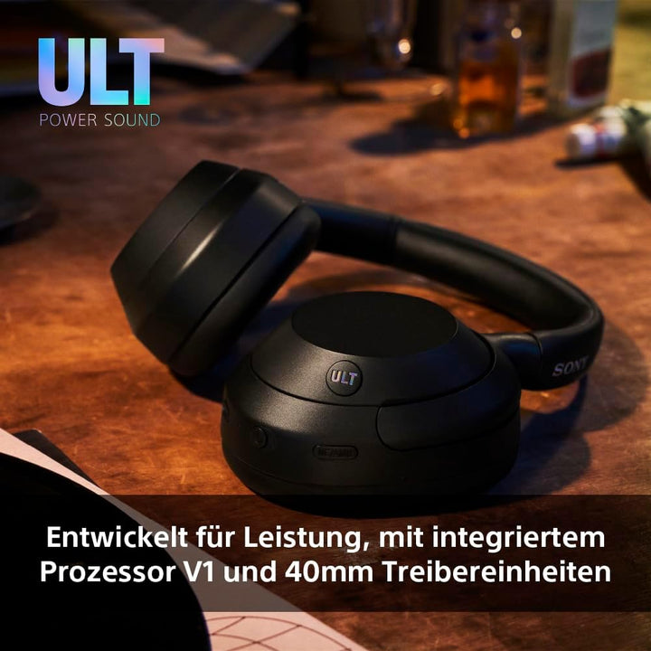 Sony ULT WEAR | Kabellose Bluetooth Kopfhörer mit Noise Cancelling | mit Mikrofon, 30 h Akku, Bass B
