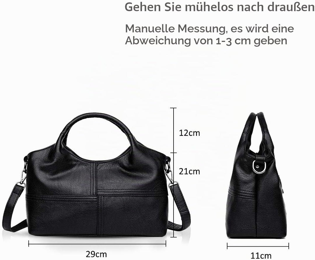 NICOLE &amp; DORIS Damen handtaschen Mode Schultertaschen für Dame Henkeltaschen über der Schulter Umhän