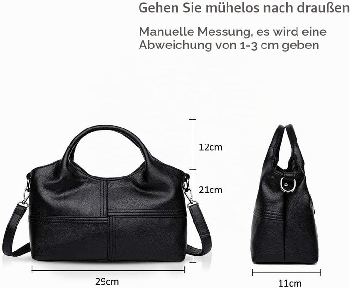 NICOLE &amp; DORIS Damen handtaschen Mode Schultertaschen für Dame Henkeltaschen über der Schulter Umhän