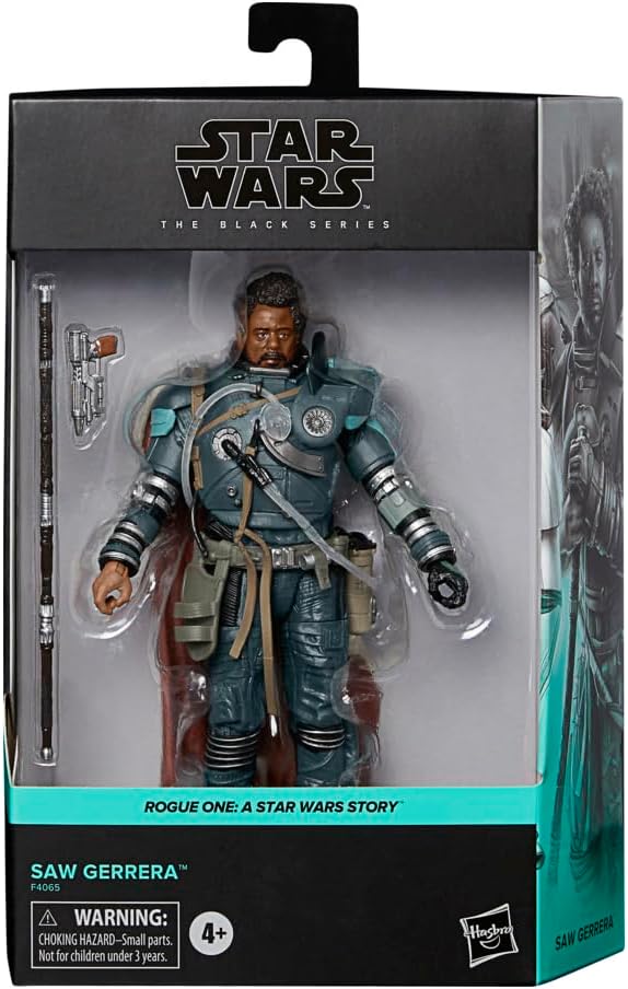 Star Wars The Black Series Saw Gerrera 15 cm grosse Action-Figur zu Rogue One: A Story zum Sammeln,