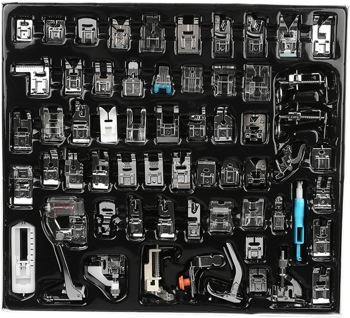 62pcs Multifunktionsnähmaschine Teile Nähfüsse Kit