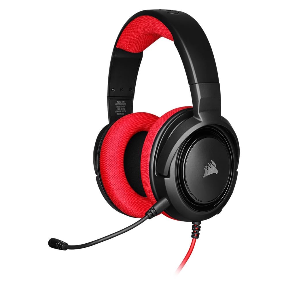 CORSAIR HS35 Stereo Gaming-Headset, Rot, Rot