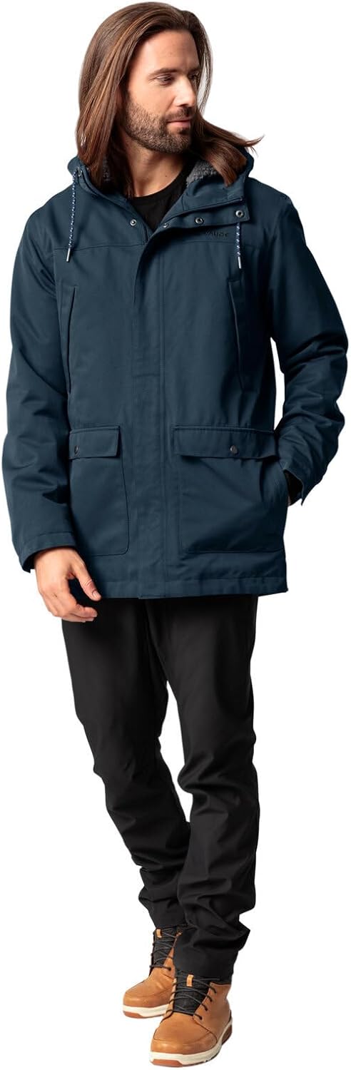 VAUDE Herren Men's Manukau Parka L dark sea uni, L dark sea uni