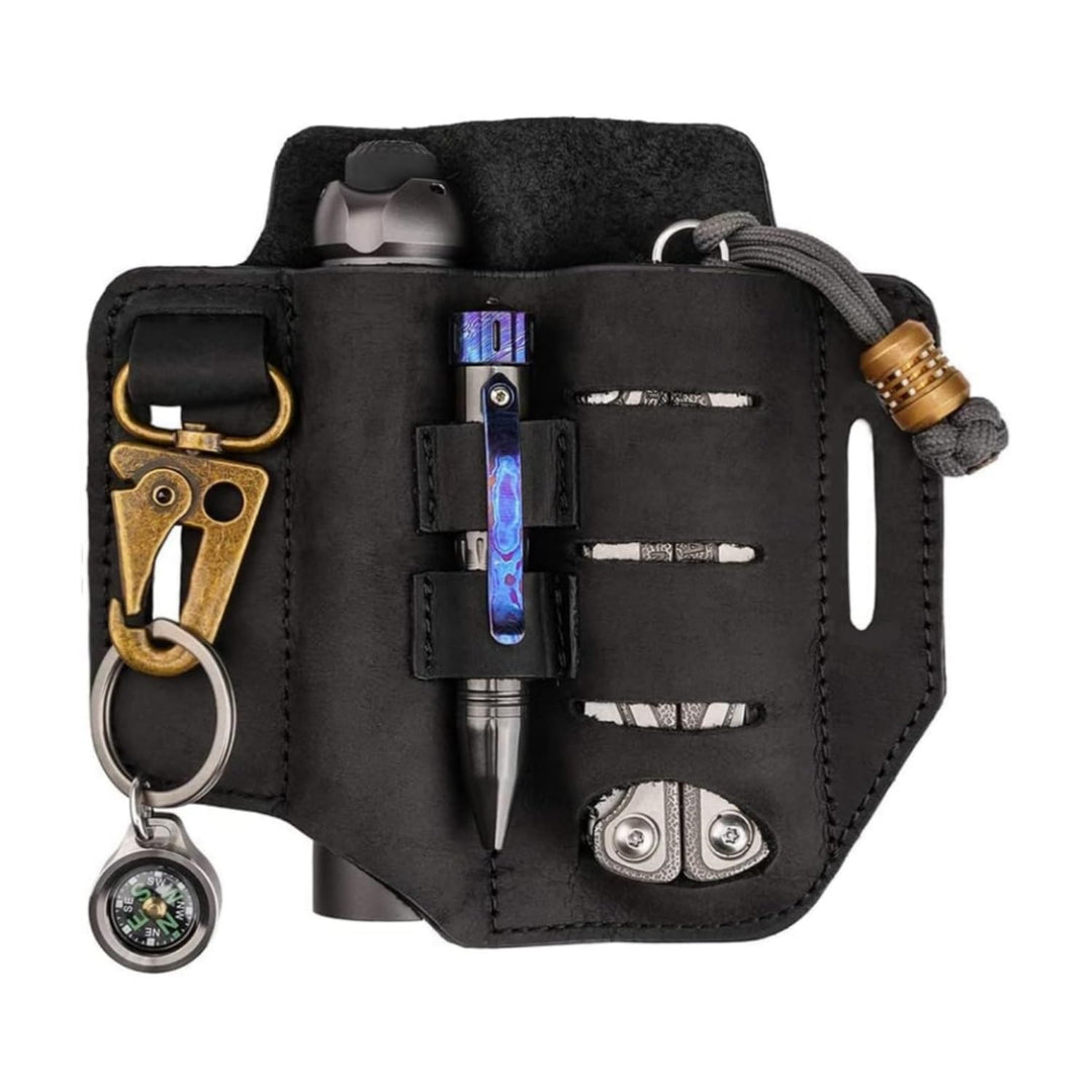 VIPERADE PJ13 Plus Leder EDC lederscheide Tasche Organizer Leder Taktischer Multitool Halter Leder T