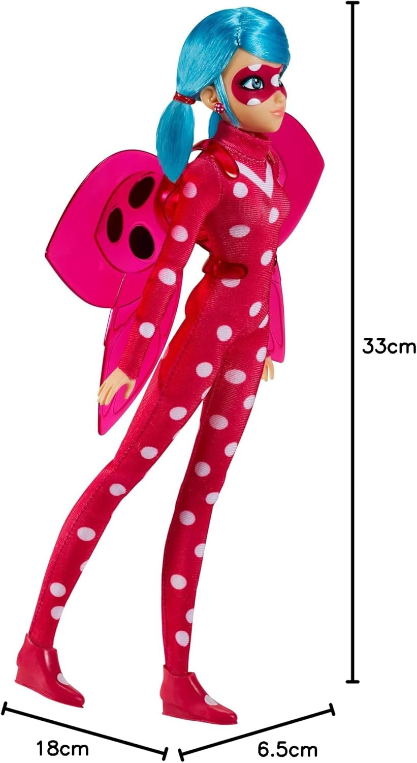 BANDAI - Miraculous Ladybug - Puppe Miraculous - Cosmobug - 26 cm grosse Ankleidepuppe - P50017, Cos