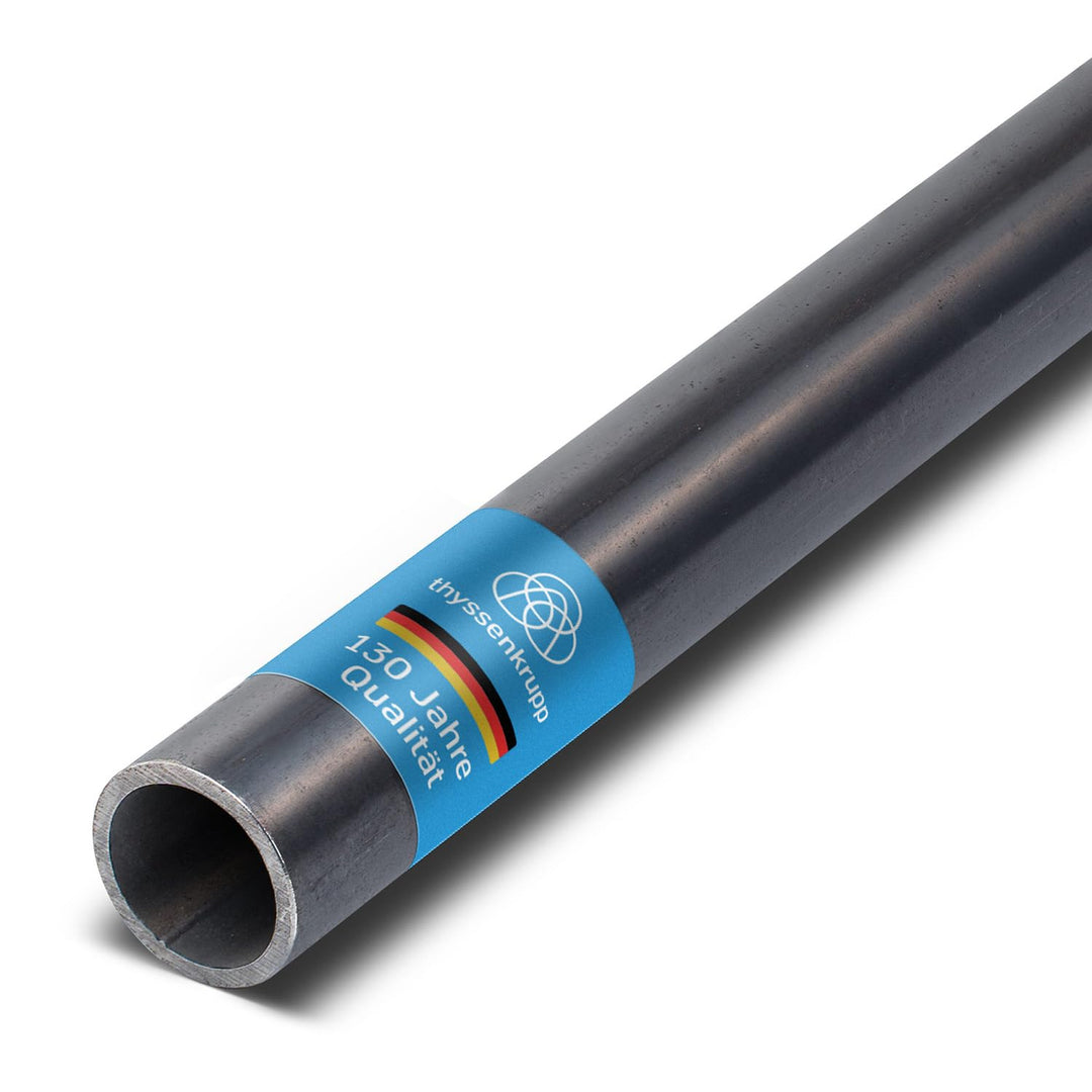 thyssenkrupp Stahlrohr verzinkt Ø 60,3 x 3,6 mm (2") in 2000 mm Länge | Rundrohr Stahl | Konstruktio