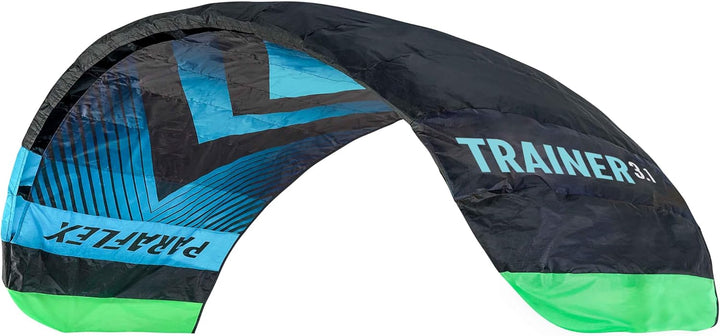 Wolkenstürmer® Paraflex Trainer 3-Leiner Lenkmatte 3.1 grün/orange - „Ready to Fly“ Kite Drachen ink
