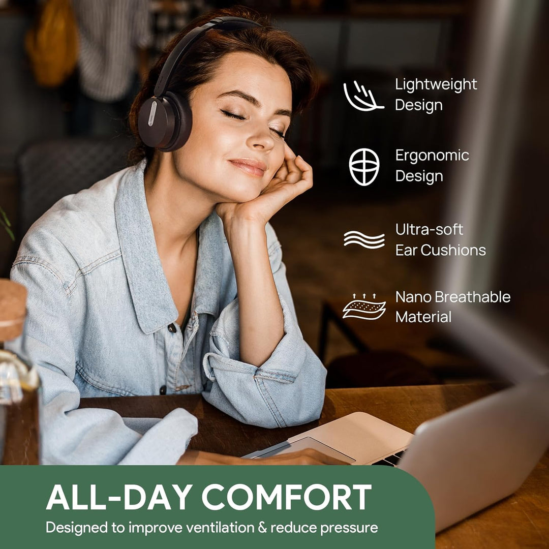 Yealink WH64 Hybrid DECT & Bluetooth Wireless Headset mit 3 Mikrofonen für die Arbeit mit Ladestände