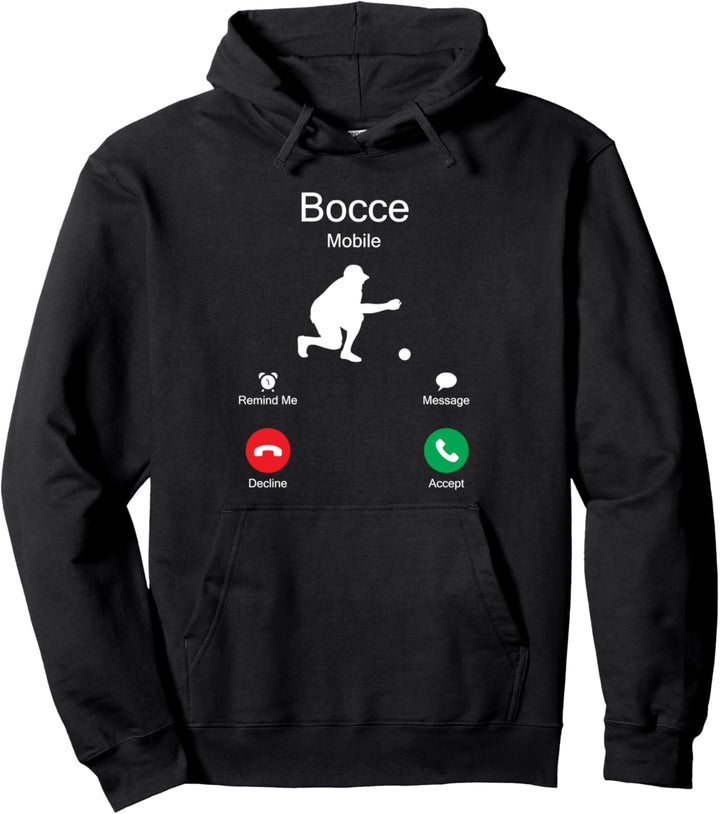 Bocce is calling - bocce petanque boules player gift Pullover Hoodie