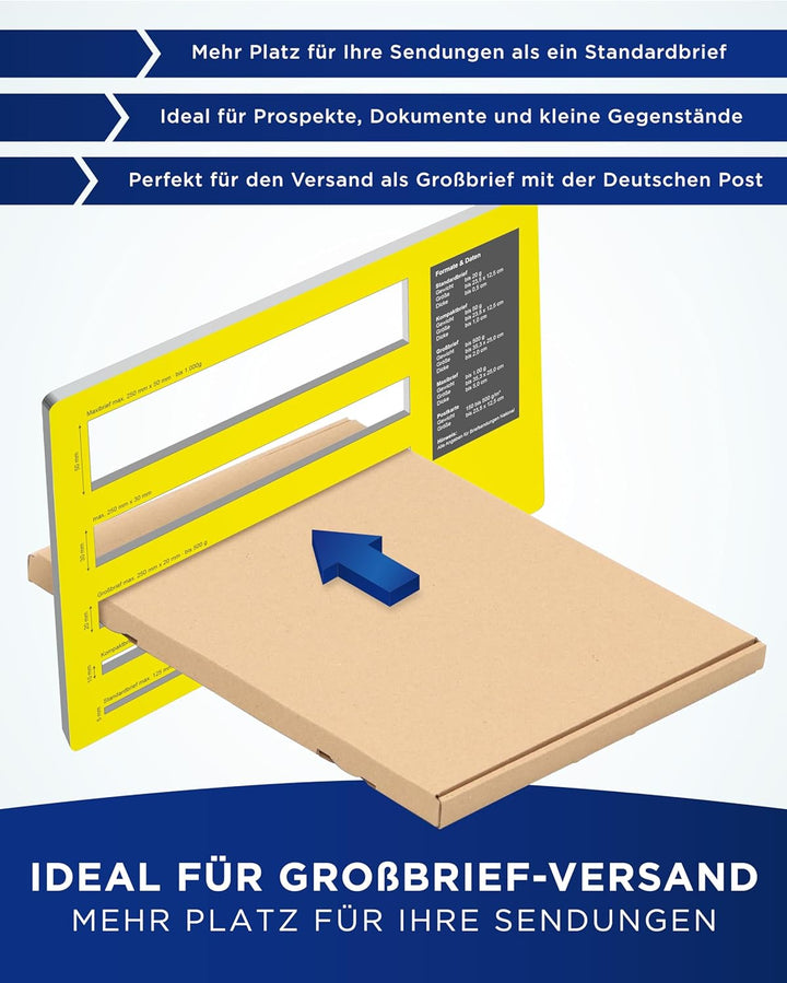 KK Verpackungen 100 x Grossbriefkartons DIN A4 für die Post 332 x 245 x 15 mm Braun