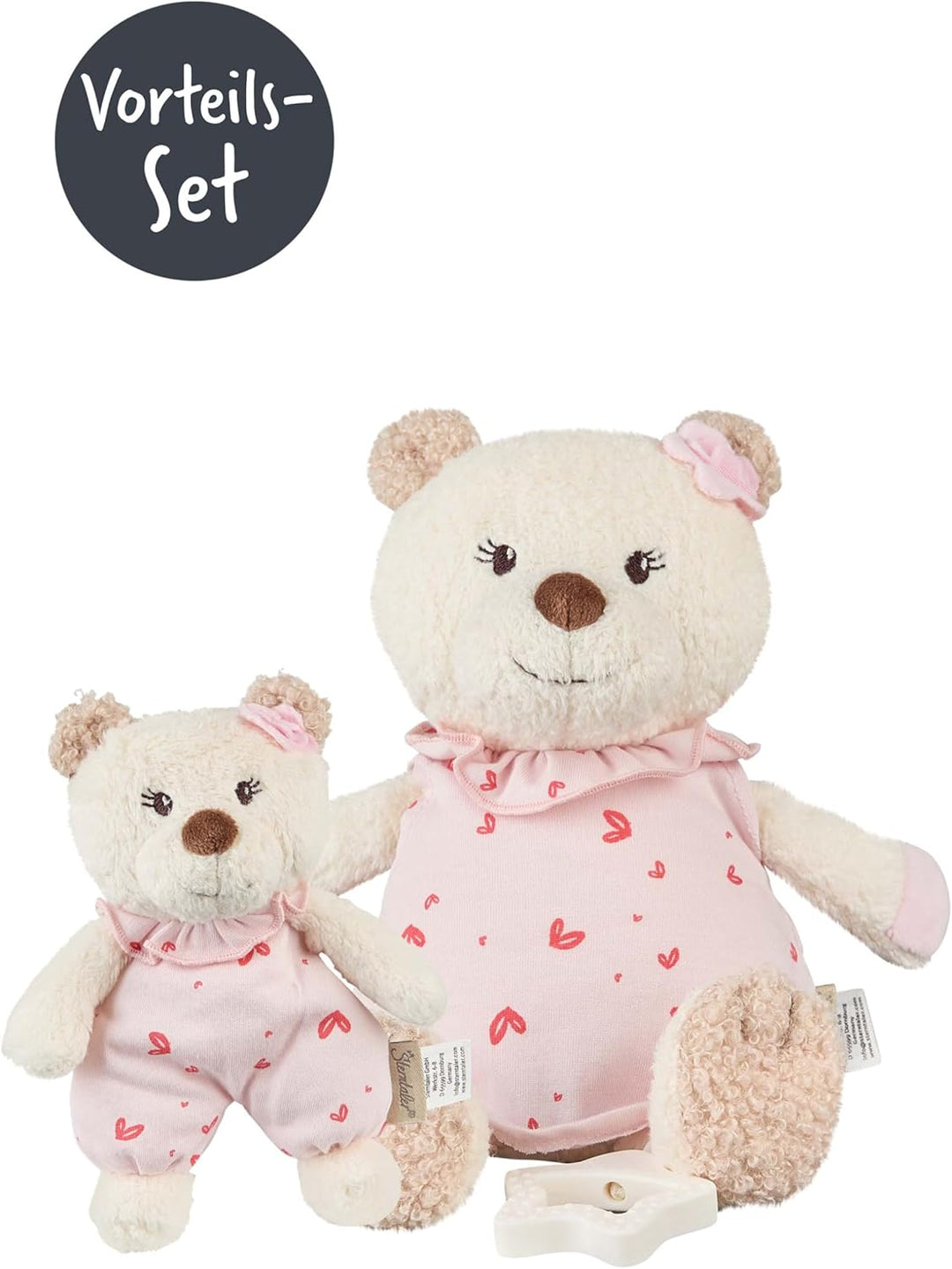 Sterntaler Multipack Spielwaren Bär Betty Set, Spieluhr M und Kuscheltier S, weiches Baby Geschenkse