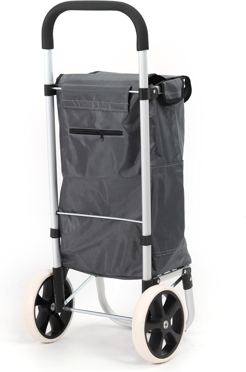 50Liter Aluminium Trolley Einkaufstrolley Klappbar, Shopping Trolley, Wasserabweisender Einkaufswage