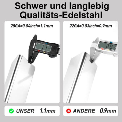 7635 Edelstahl Flavorizer Bars für Weber Spirit I & II 200 Series, Spirit I E210/220 & II E210/S210