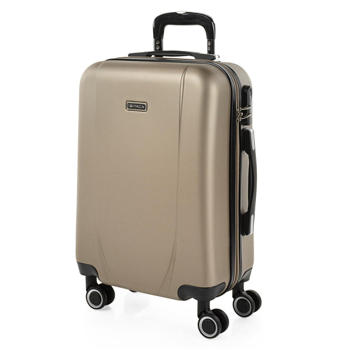 ITACA - Trolley Handgepäck Cabin Trolley Koffer Reisekoffer Hartschalenkoffer mit Zahlenschloss - Ka