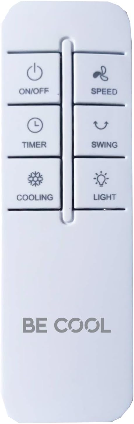 BE COOL 4in1 Design-Luftkühler mit Wasserkühlung - Verdunstungskühler, Ventilator, Luftbefeuchter, L