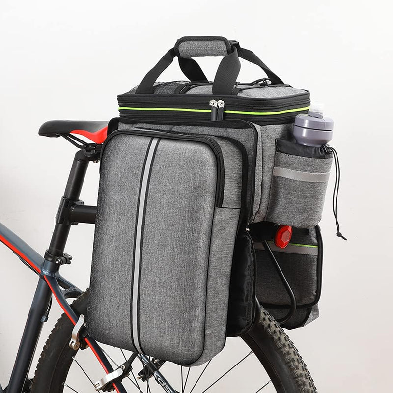 Lixada Fahrradtaschen für Gepäckträger, Fahrrad Gepäckträgertasche, Wasserdicht Fahrrad Sitz Tasche