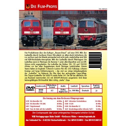 Die Ludmilla-Saga - Die Baureihen 130,131, 132/232 und 241, DVD
