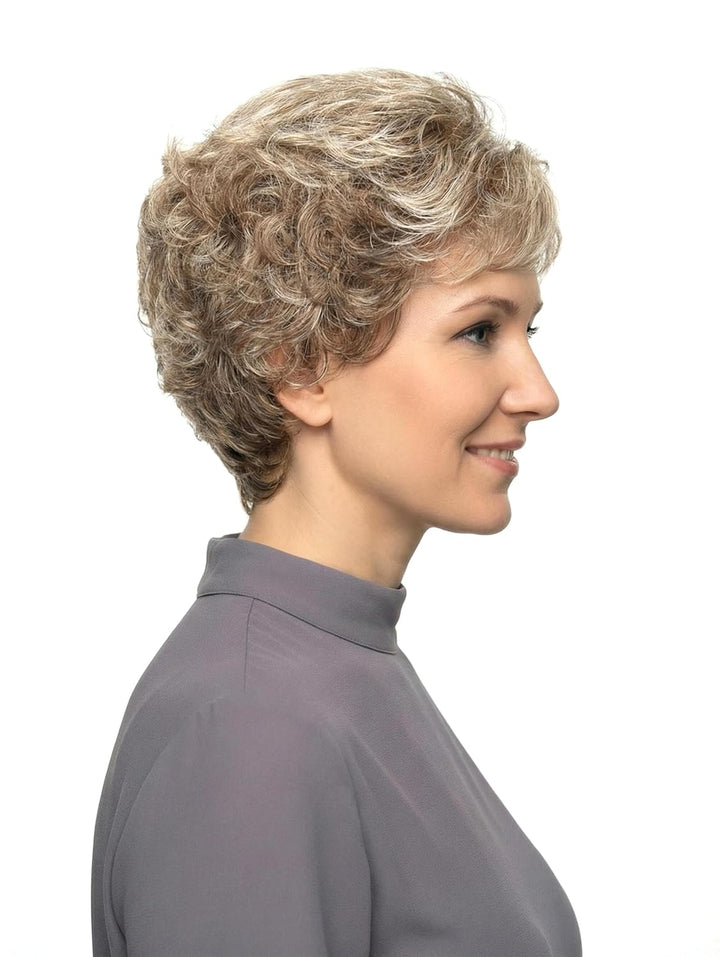 Perücke "Bärbel" Dunkelaschblond/Lichtblond gesträhnt, Dunkelaschblond/Lichtblond gesträhnt