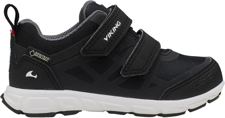 Viking Unisex Kinder Veme Low Gtx R Hiking Shoe 24 EU Black Charcoal, 24 EU Black Charcoal