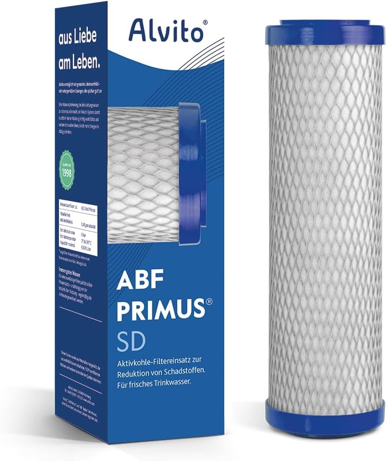 Wasserfilter ABF Primus SD, Aktivkohle Blockfilter, Filtereinsatz