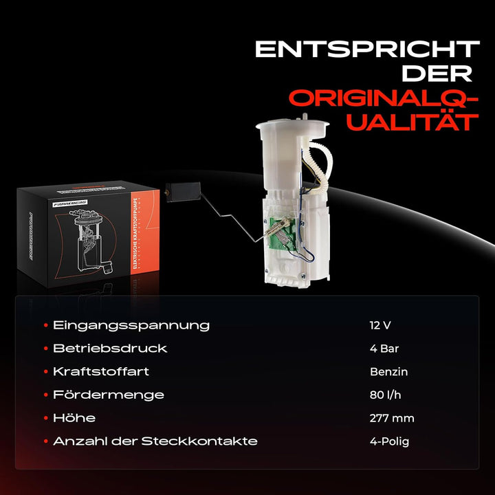Kraftstoffpumpe Benzinpumpe für A6 4B 4B2 C5 1.8L 2.0L 2.4L 2.7L 2.8L 3.0L 3.7L 4.2L Benzin 2001-200