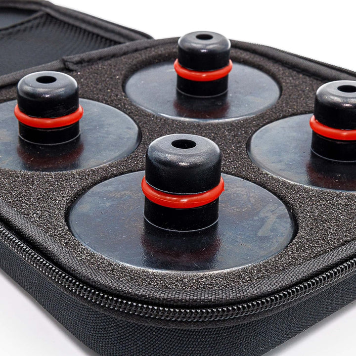 Tesvolution® Wagenheber Aufnahmen für Tesla Model 3 Model Y/S/X - Gummipuffer Auflagen Pads als Adap