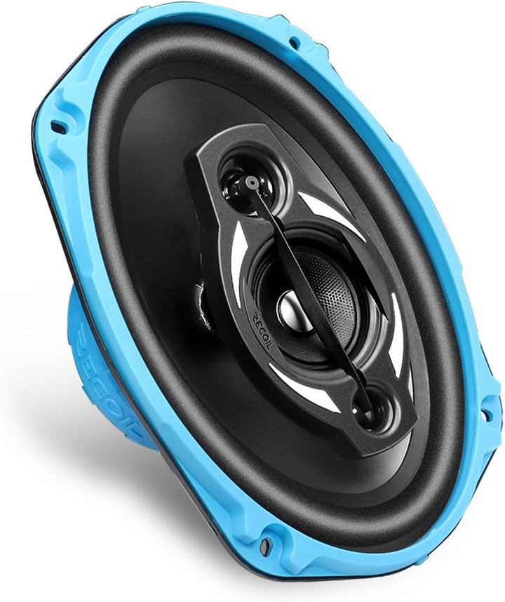RECOIL RCX694 Echo Series 4-Wege-Koaxiallautsprechersystem 15 x 23 cm (6 x 9 Zoll) fürs Auto mit Git