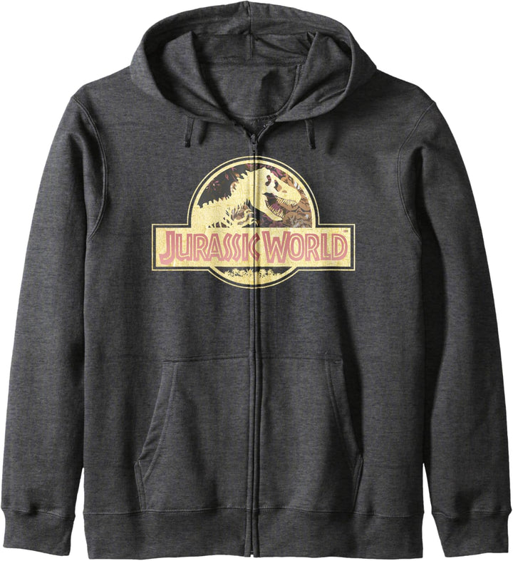 Jurassic World Floral Gold Logo Kapuzenjacke