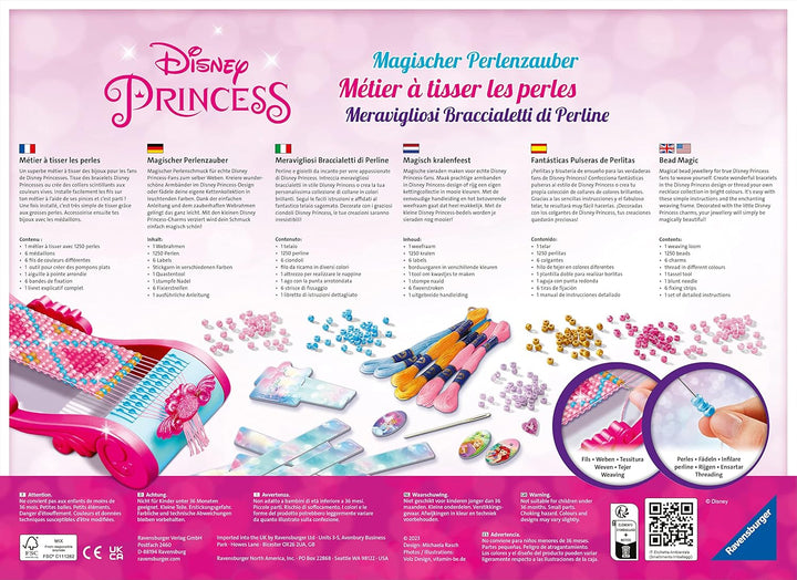 Ravensburger 23540 Magischer Perlenzauber Disney Princesses - Zauberhafte Armbänder aus bunten Perle