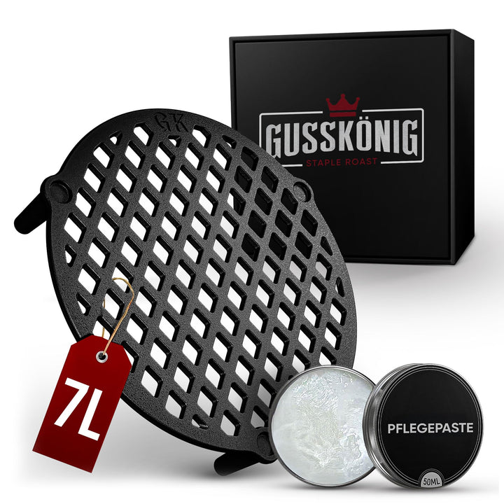 Gusseisen Stapelrost für 7 Liter Dutch Oven [Ø 22 cm]– Einsatz für Dutch Oven – Staple Grate – Gusse