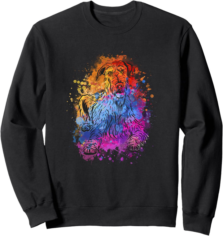 Irischer Wolfshund Bekleidung für Hunde Mama & Dad Wolfshund Sweatshirt