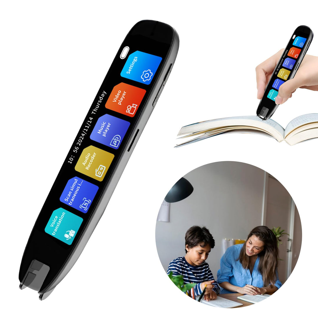 Scan Übersetzer Stift Online 142 Sprachen Scan Reader Pen Lesestift mit 3,7 Zoll Touchscreen Echtzei