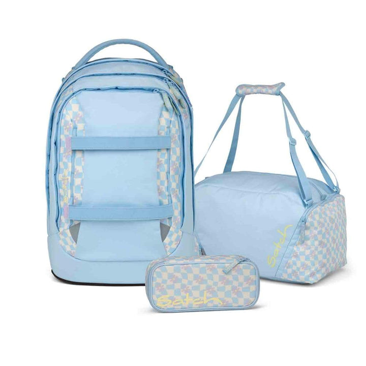 Satch Pack Schulrucksack Set 3tlg. inkl. Schlamperbox und Sporttasche (Summer Era), Summer Era