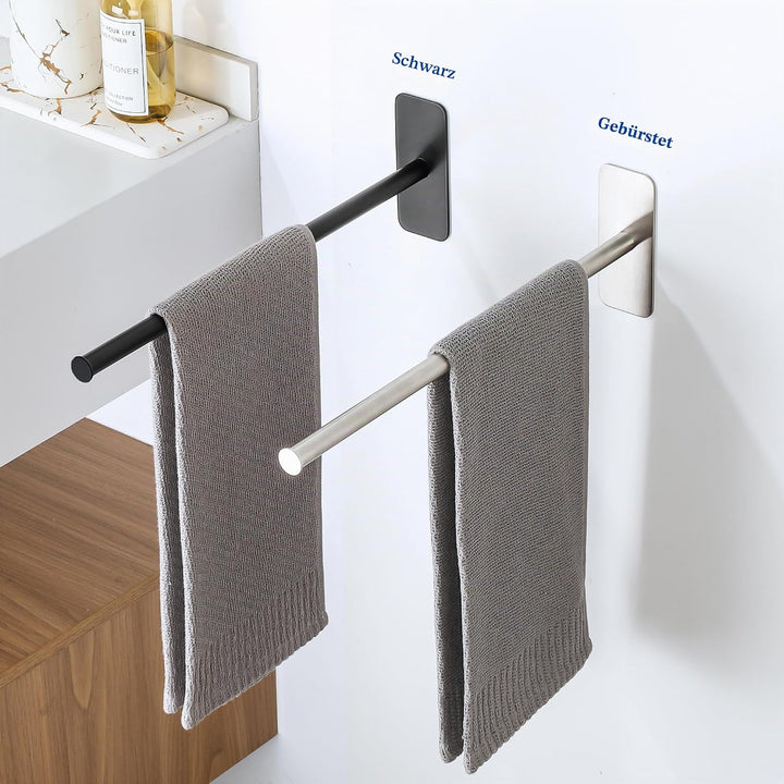 SAYAYO Handtuchhalter Ohne Bohren Handtuchhalter Gebürstet Handtuchstange Selbstklebend Wandmontage