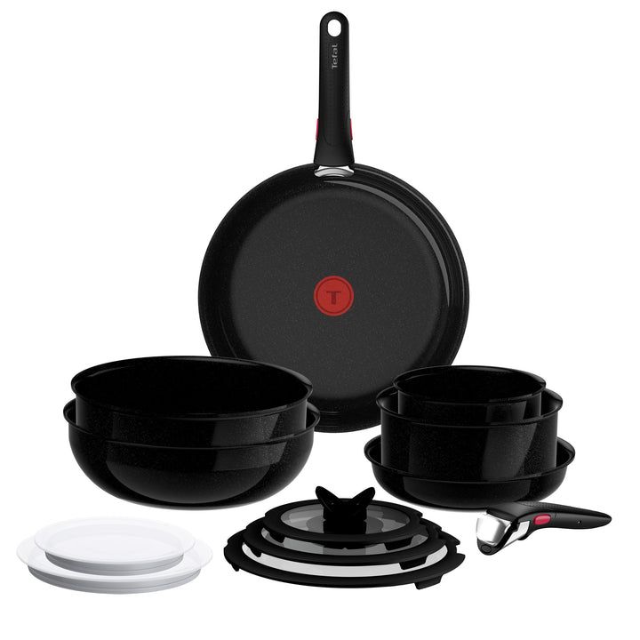 Tefal Ingenio Explore On 13-tlg. Kochgeschirr-Set, keramische Fusion Core Antihaftversiegelung, plat