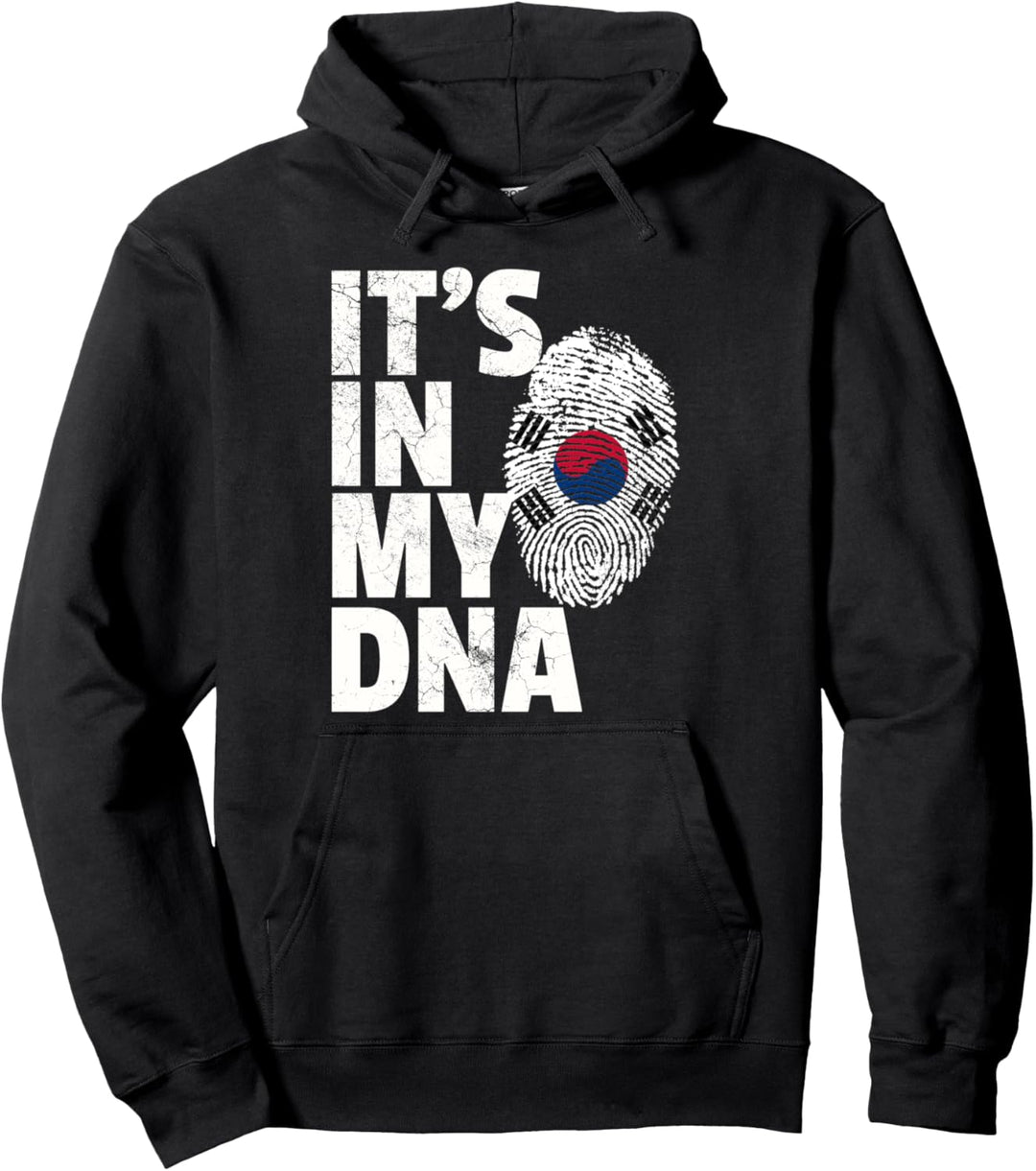 It's In My DNA Südkorea Flagge Koreanische Nationalstolz Wurzeln Pullover Hoodie