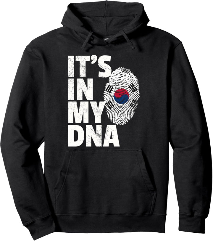 It's In My DNA Südkorea Flagge Koreanische Nationalstolz Wurzeln Pullover Hoodie