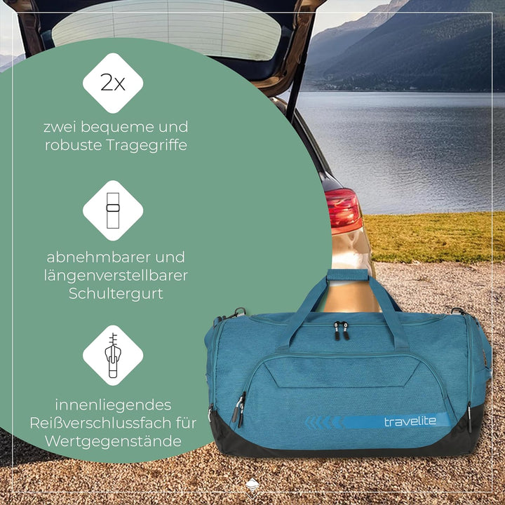 travelite grosse Reisetasche Grösse XL, Gepäck Serie KICK OFF: Praktische Reisetasche für Urlaub und