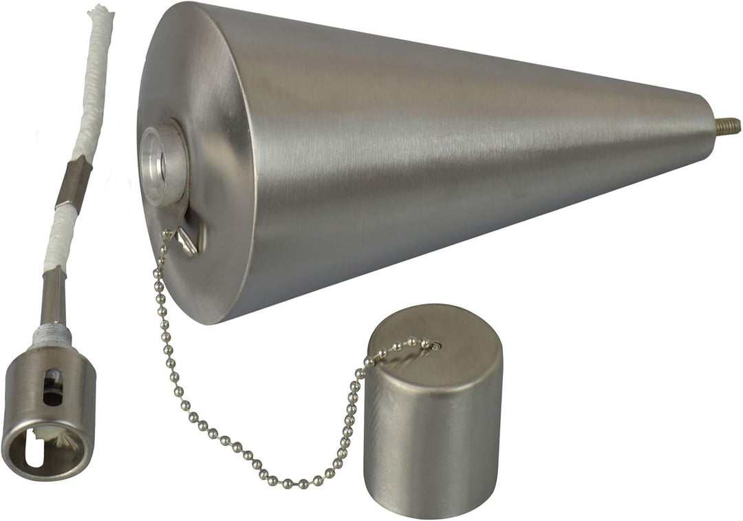 Harbour Housewares Gartenfackel - Paraffin-/Ölfackel - Dreieckiges Design - 1460 mm - 6 Stück