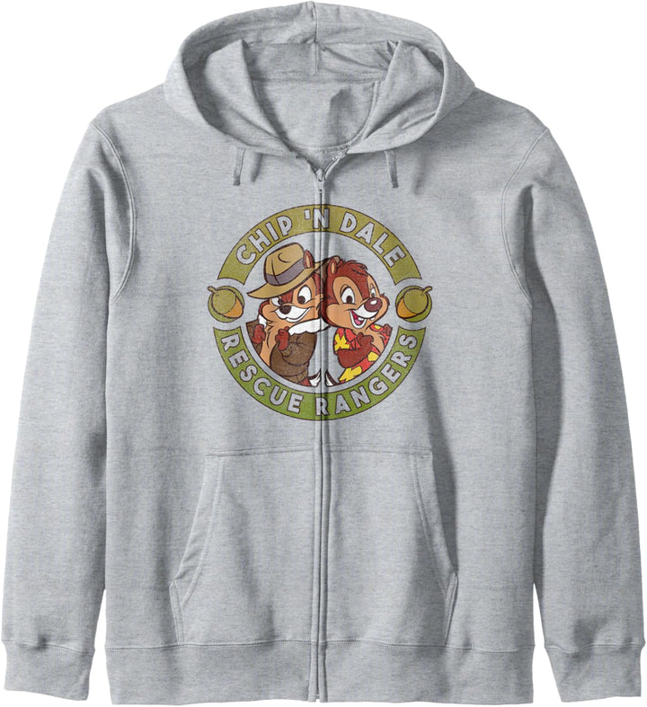 Disney Chip 'N Dale Rescue Rangers Logo Kapuzenjacke