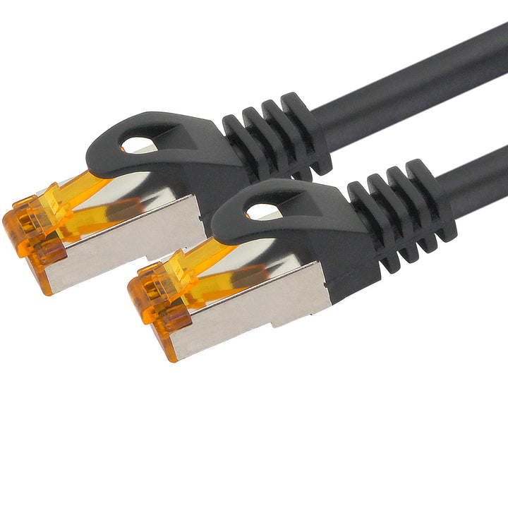 1aTTack.de 368262 Cat.6a Outdoor Netzwerkkabel 45m - schwarz - Cat6a Patchkabel (SFTP PIMF) 10 Gb/s