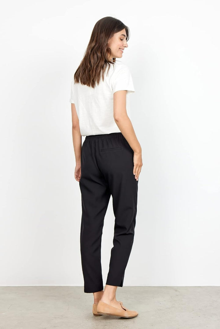 SOYACONCEPT Damen Sc-saya 1-b Casual Pants L ssige Hose, Schwarz, XXL EU