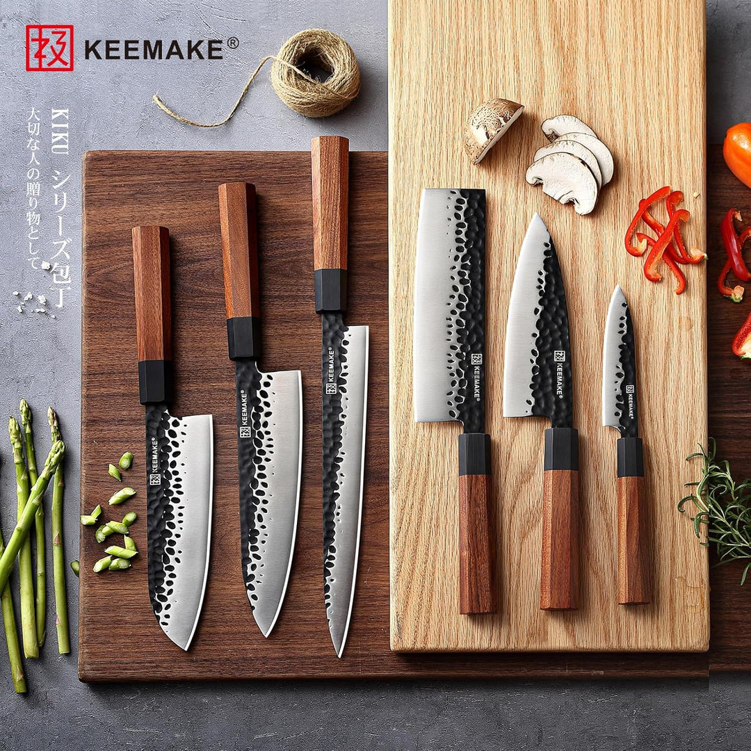 KEEMAKE Sashimi Sushi Messer, Japanisches Messer Fischmesser 25 cm Klinge aus hochwertigem Edelstahl