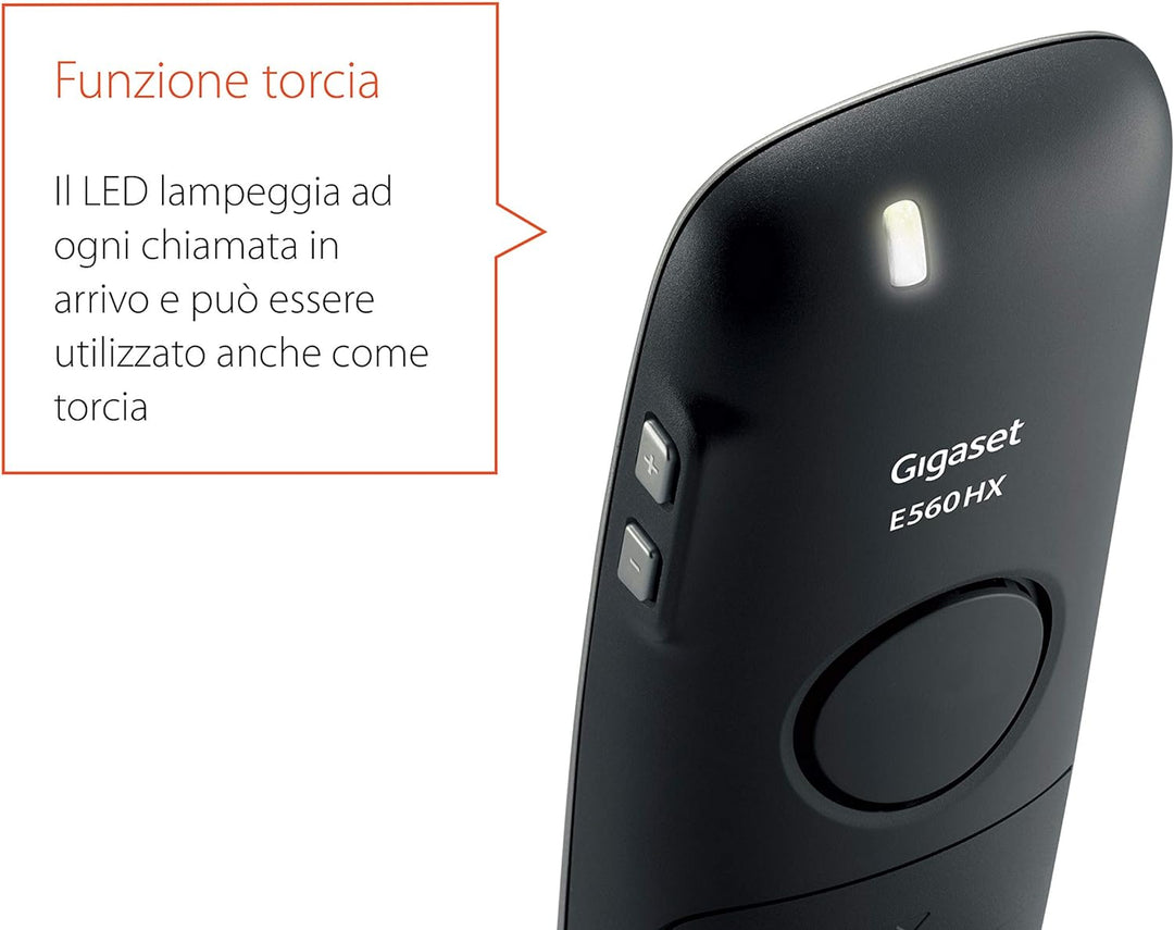 Gigaset E560 [Italienische Version] Ohne Sekretär, Ohne Sekretär